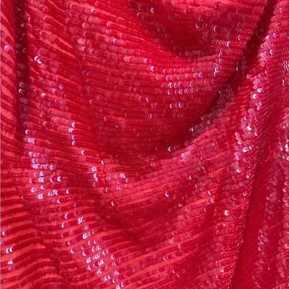 NWOT Mac Duggal Scarlet Sequin Dress - Picture 6 of 6